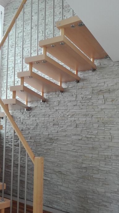 Wandverkleidung  in Steinoptik